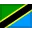 Flagge: Vereinigte Republik Tansania
