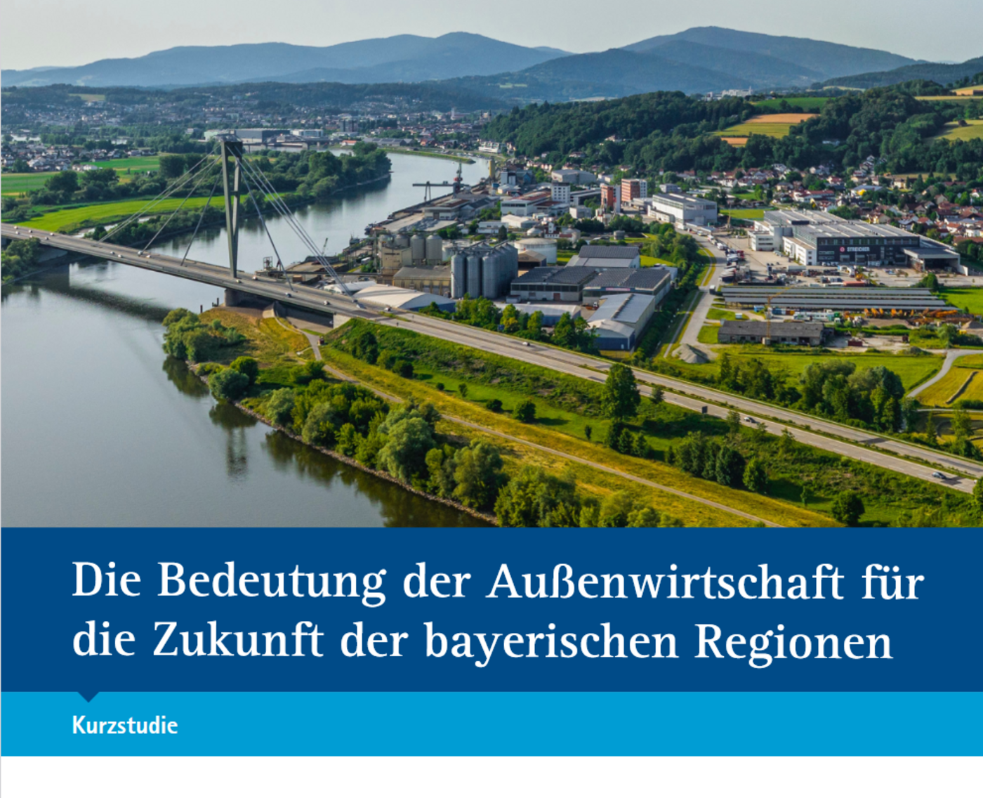 Das Bild zeigt eine Fluss Straße