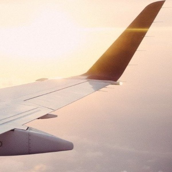 Abbildung einer Flugzeugtragfläche