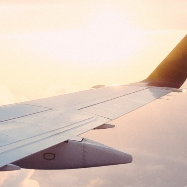 Abbildung einer Flugzeugtragfläche