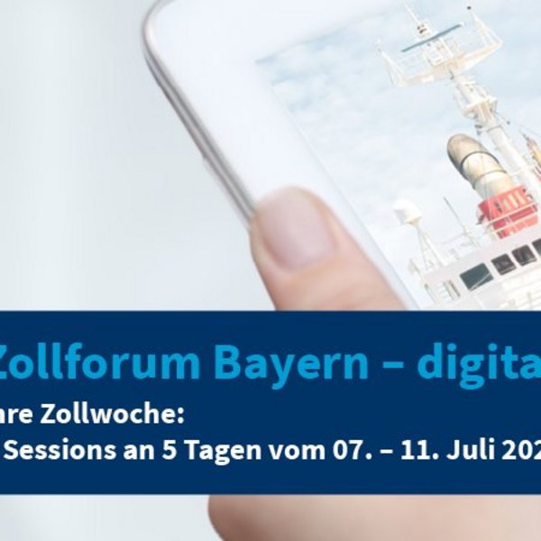 Titelbild digitale Zollwoche in Bayern