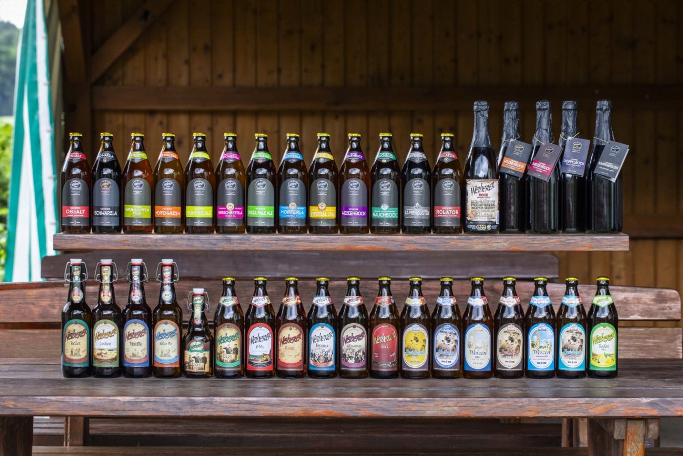 DAs Bild zeigt Kundmüller Biere