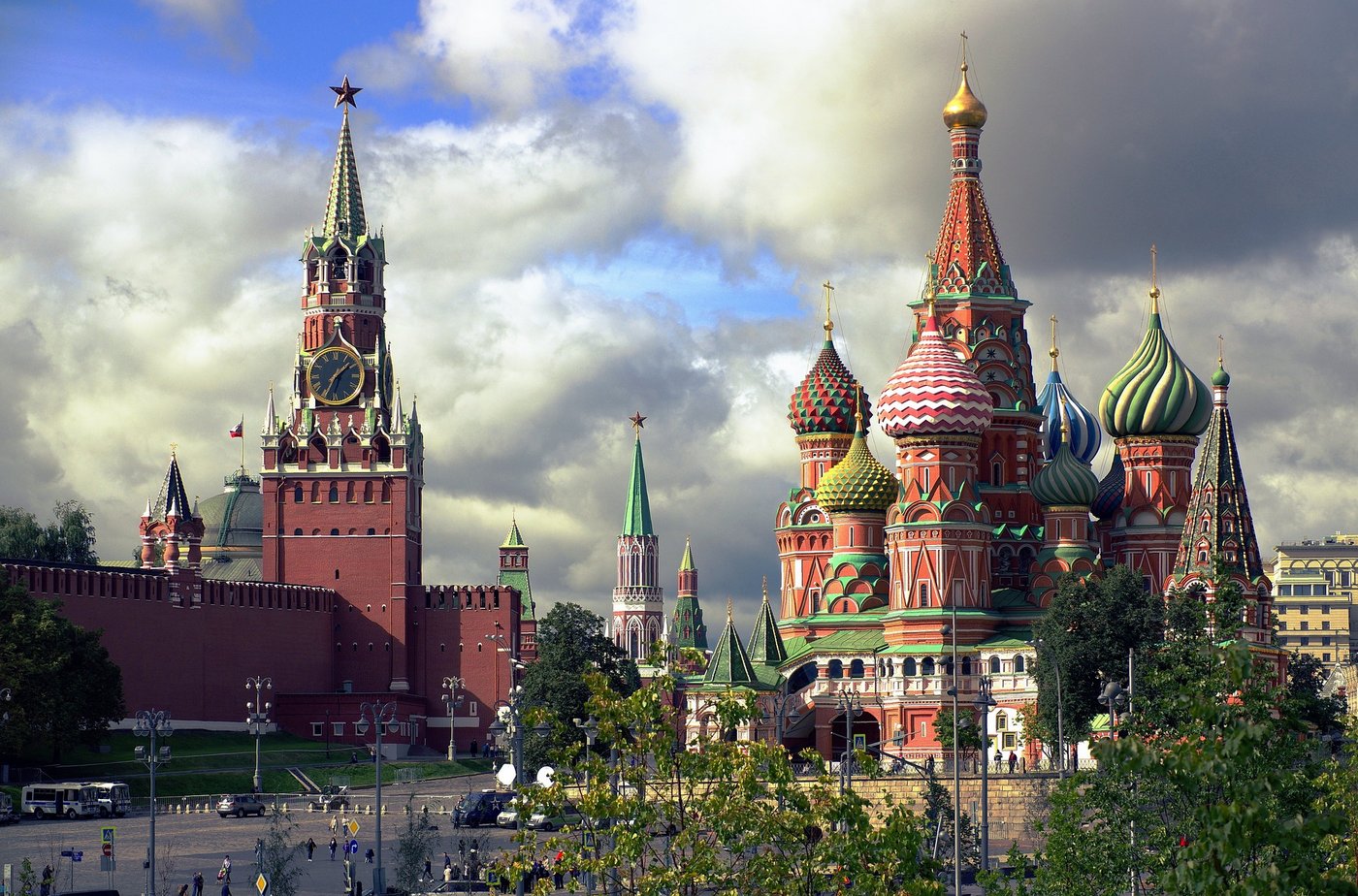 Das Bild zeigt den roten Platz in Moskau