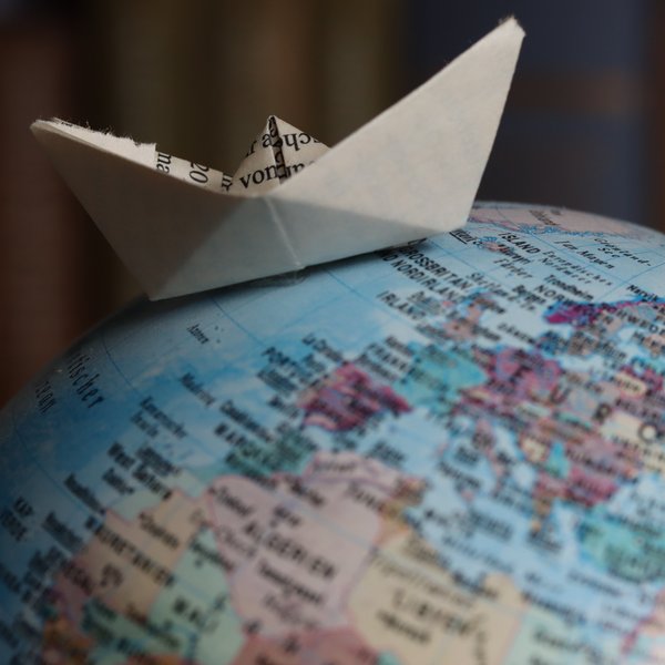 Das Bild zeigt einen Globus