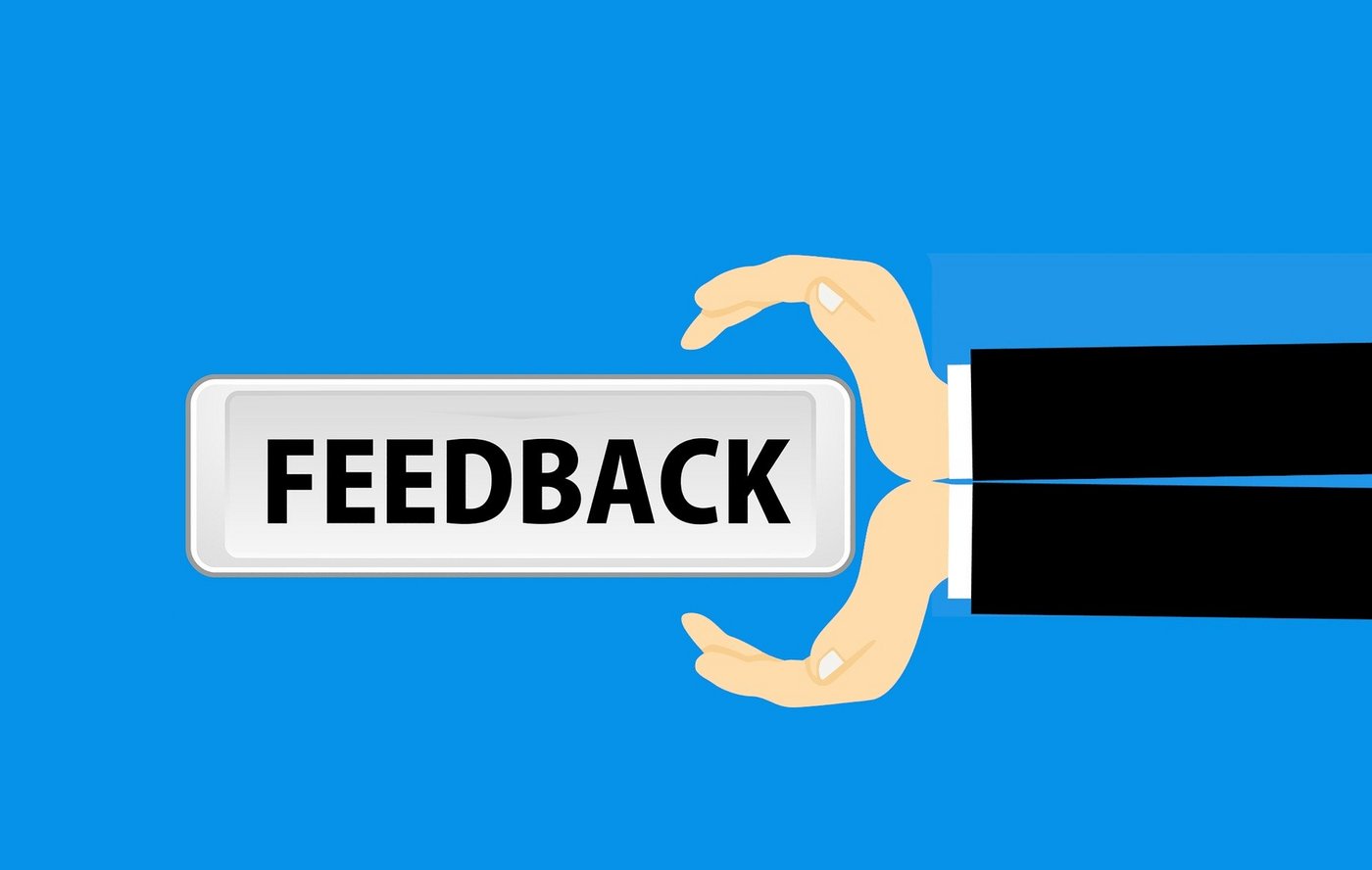 Das Bild zeigt das Wort Feedback