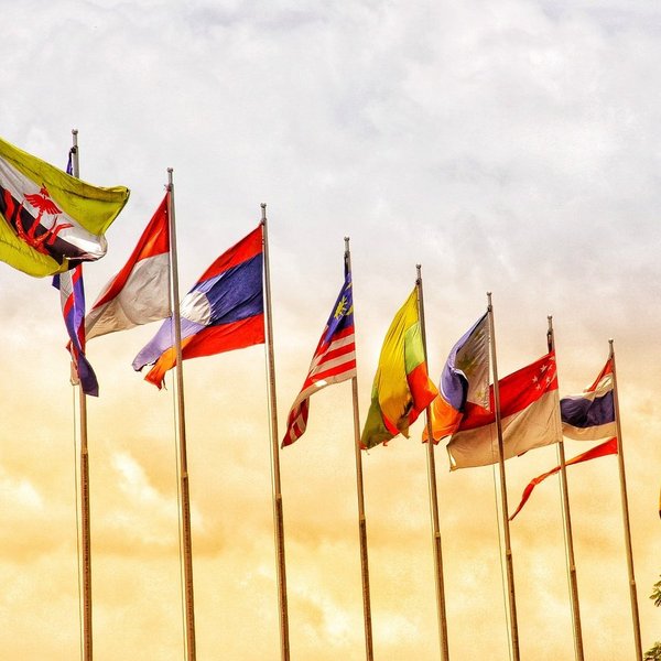 Flaggen der Asean Region