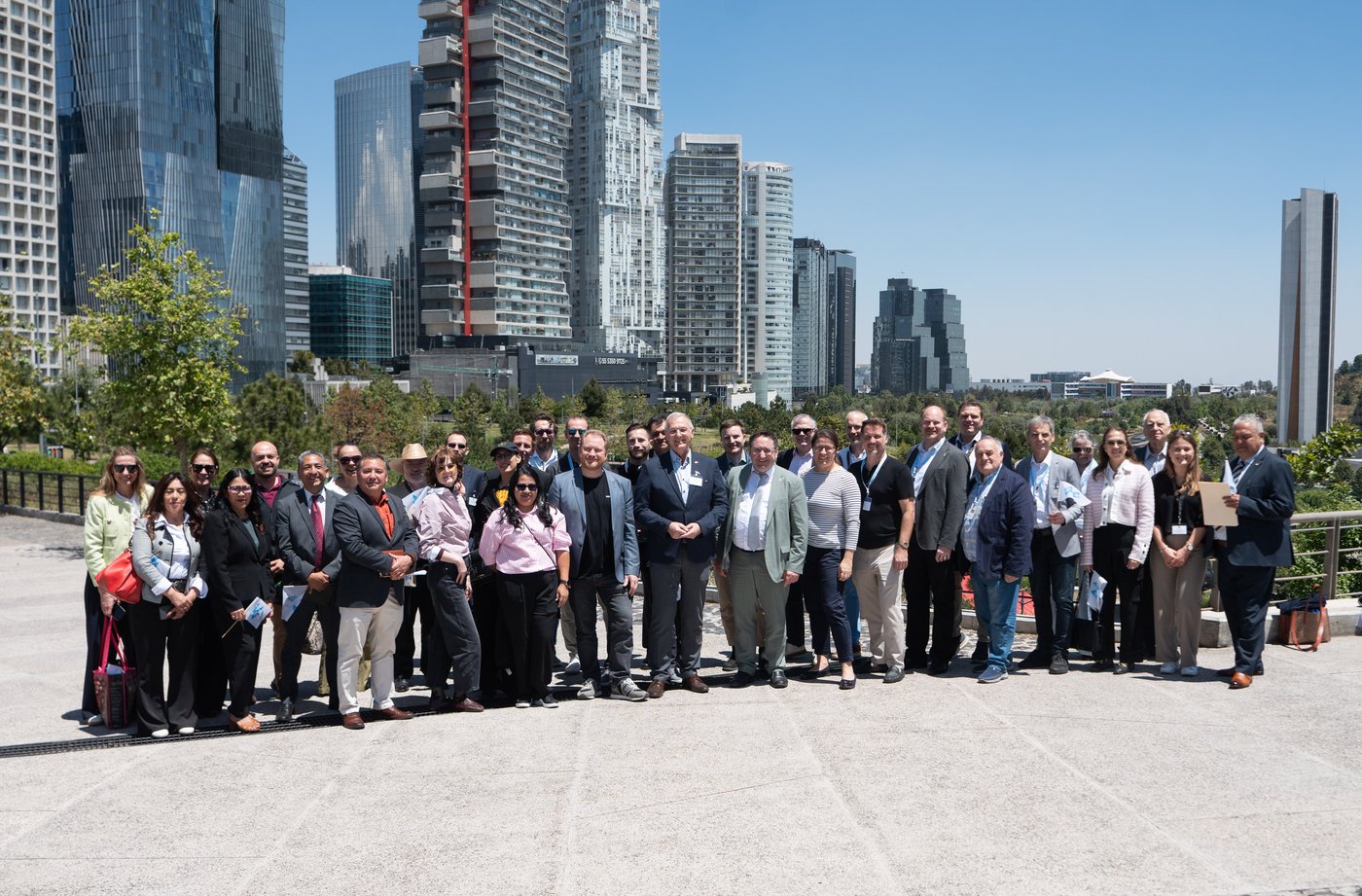 Das Bild zeigt die Reisegruppe in mexiko.