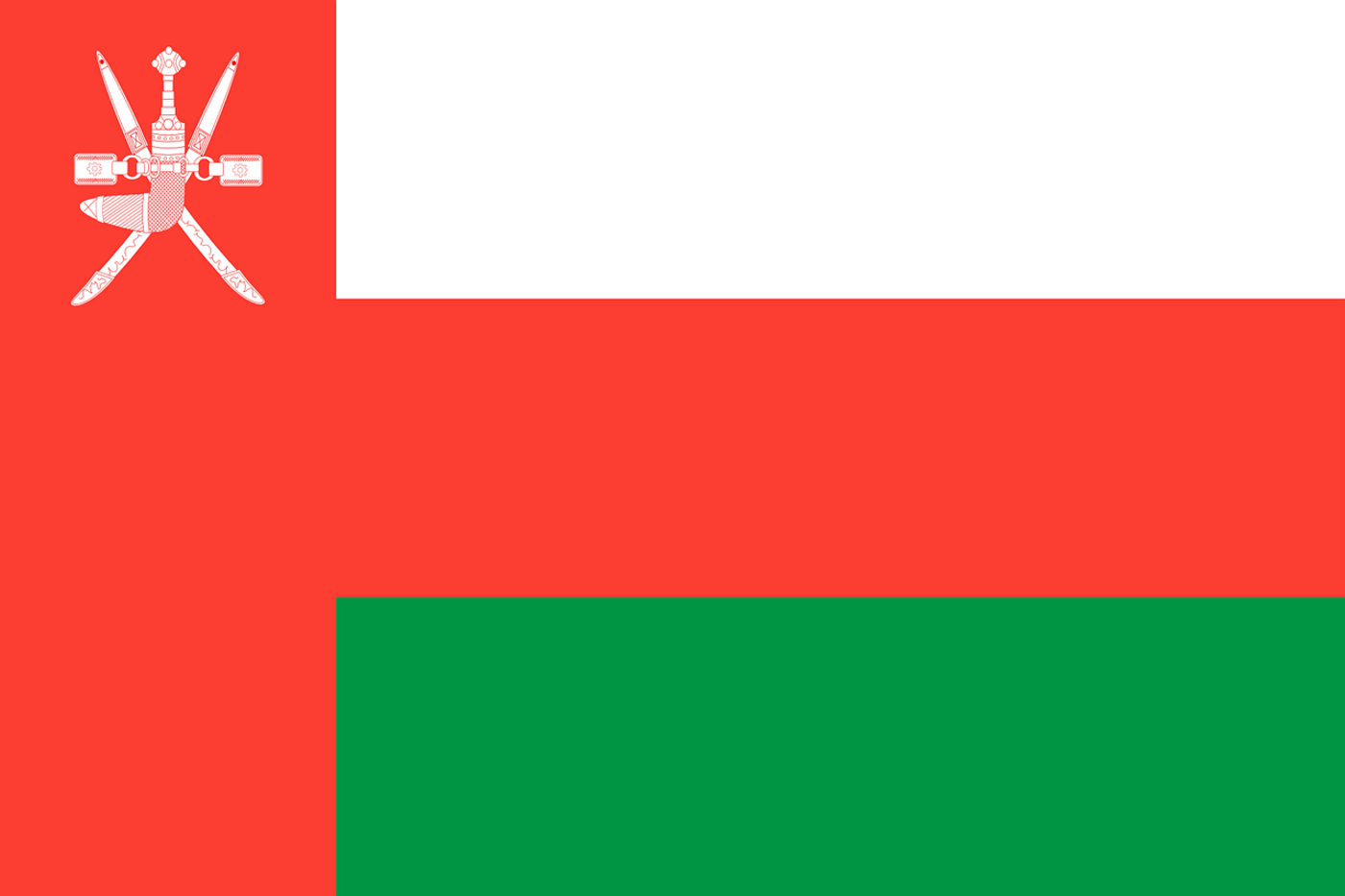 Flagge des Oman